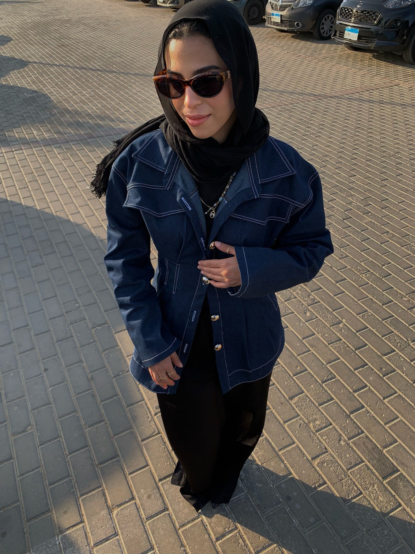 Bold denim jacket