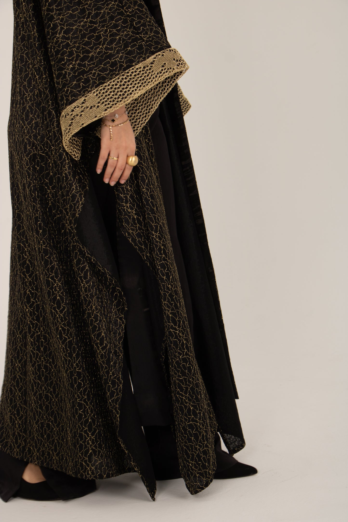 Gold Embroidery Kaftan