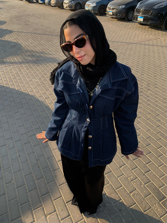 Bold denim jacket