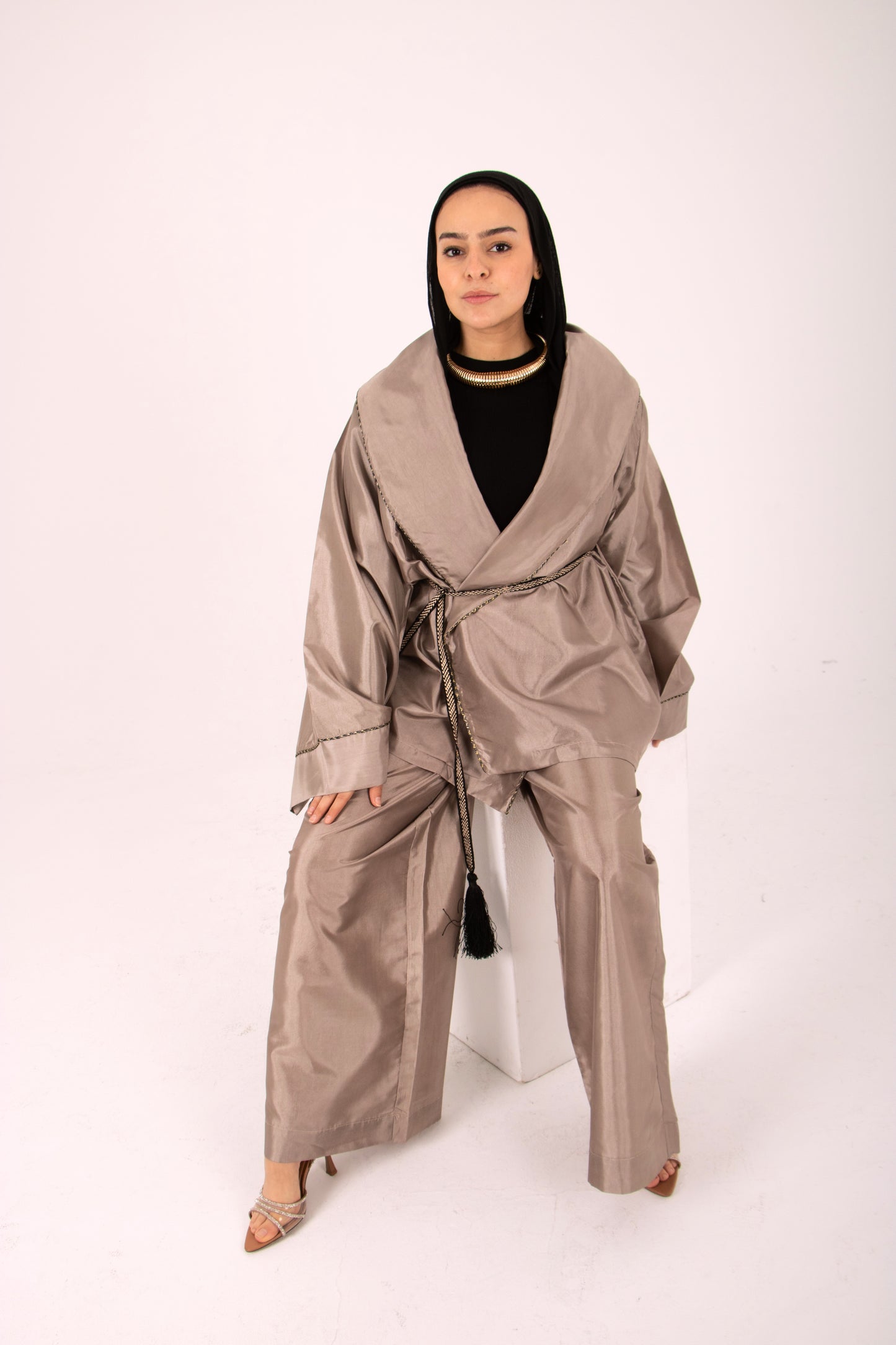 Taffeta Cardigan